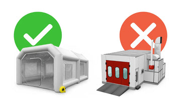 cabine de peinture gonflable comparatif