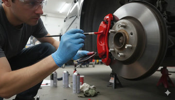 etrier de frein peint