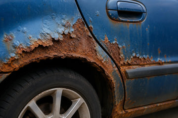 peinture voiture rouille