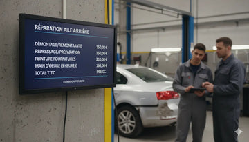 prix carrosserie aile arrière