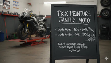 prix peinture jantes moto