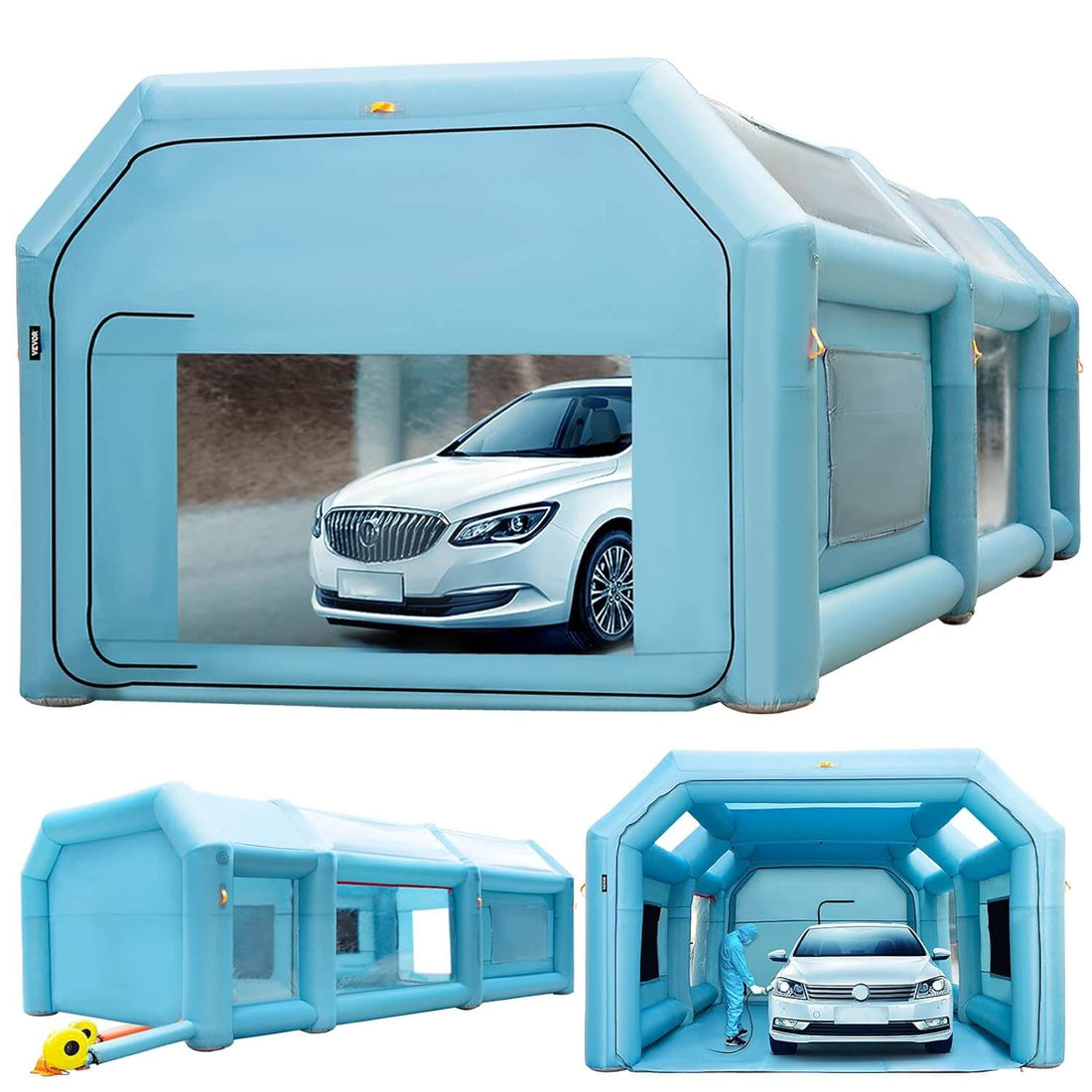 Cabine gonflable Vevor 6x3X2,5m