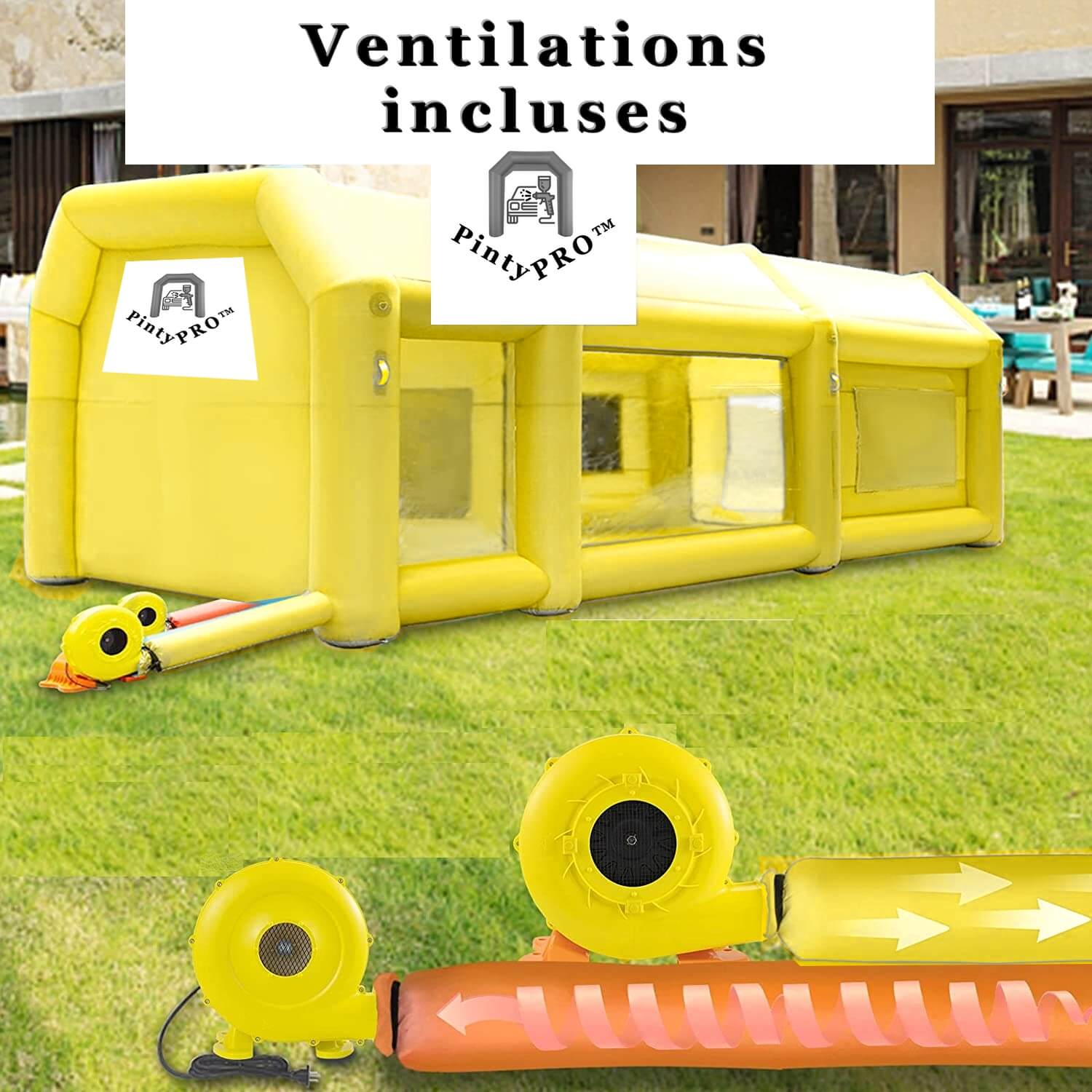 Cabine Peinture Gonflable