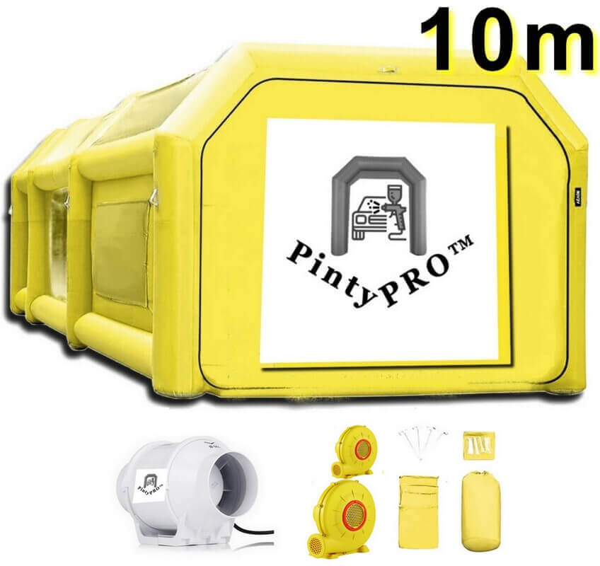 cabine de peinture gonflable 10m