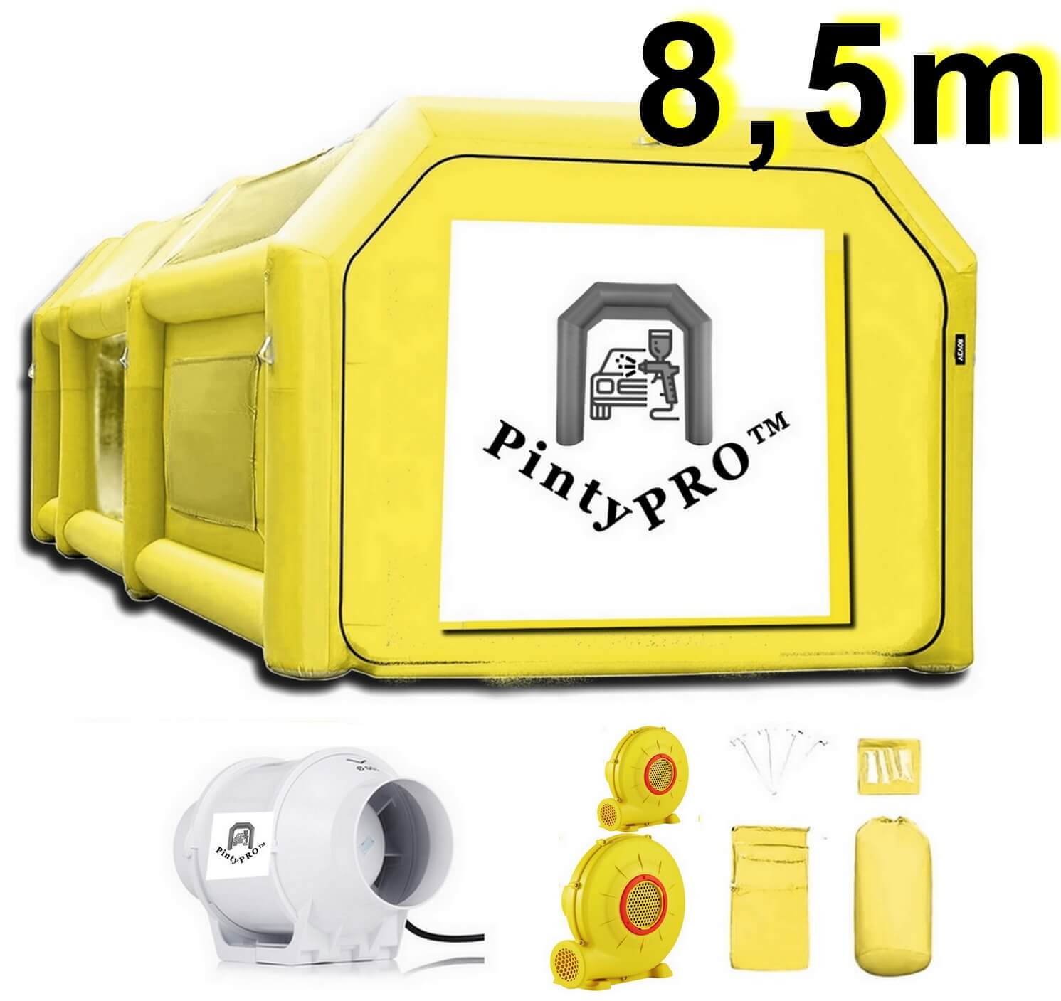 cabine de peinture gonflable 8.5m