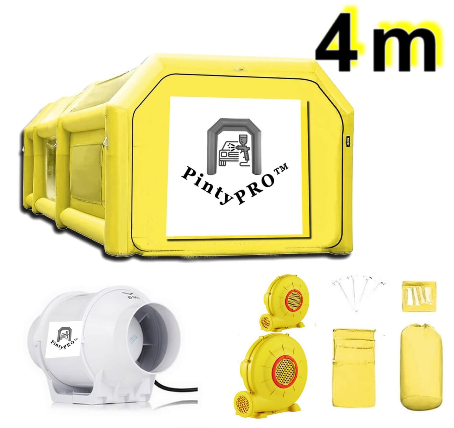 cabine de peinture gonflable 4m