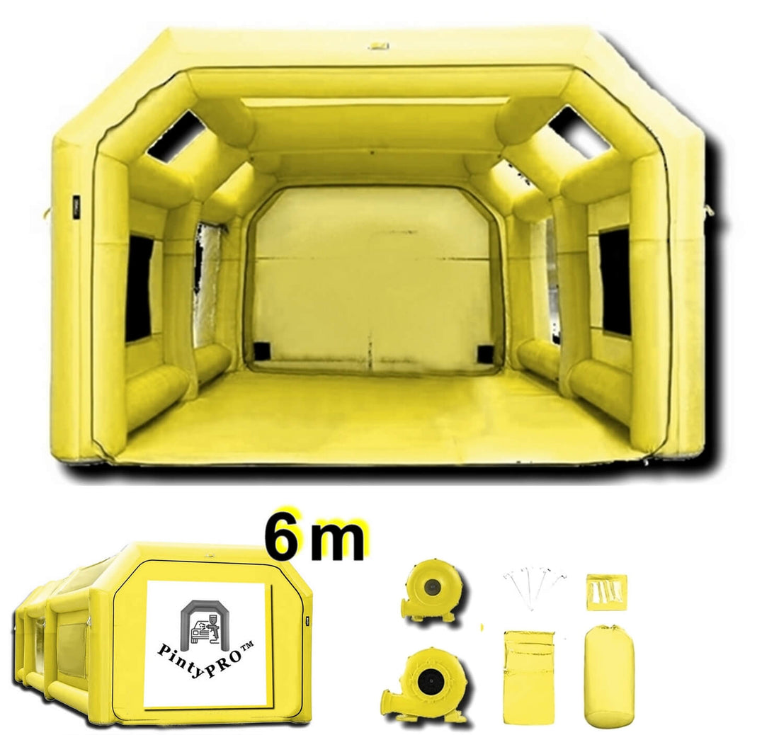 cabine peinture gonflable 6x4